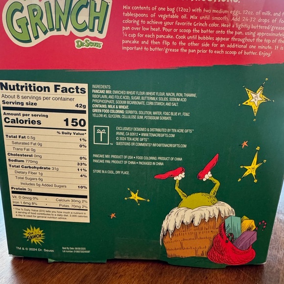 Dr Suess The Grinch Pancake Pan - Picture 4 of 5